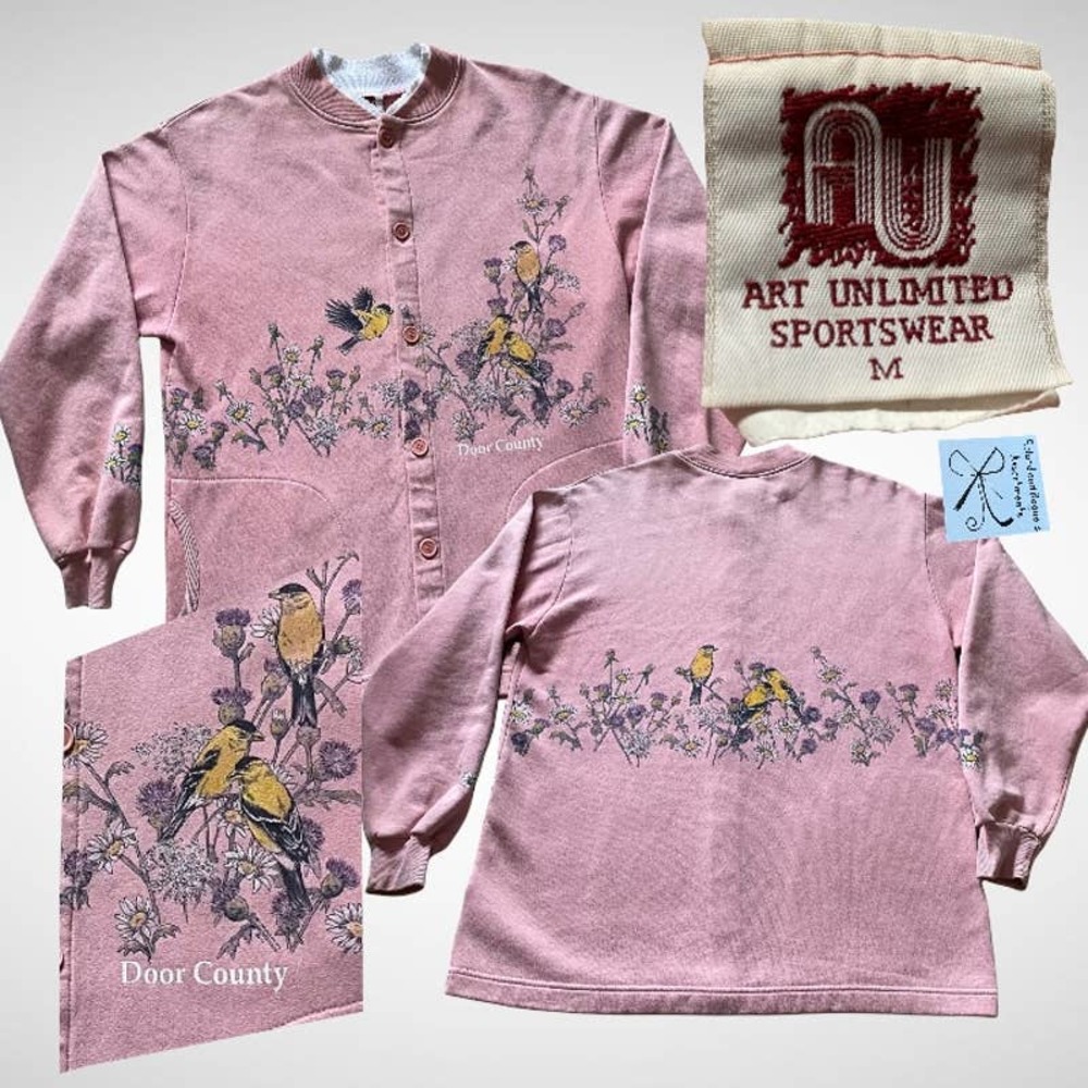 Art Unlimited Sportswear Door County Wisconsin Finch Spring Shacket Sz M